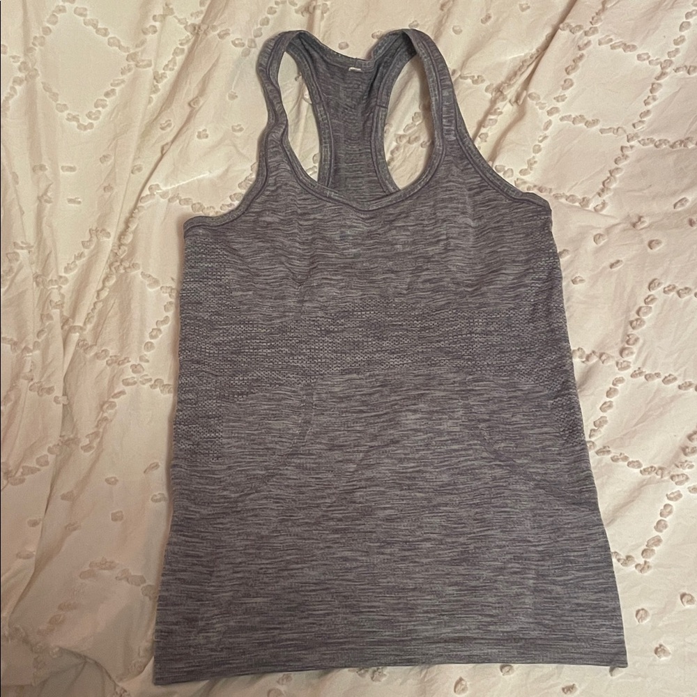 Gray Women's Racerback Tank Top